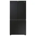 Haier 463 Litre Quad Door Refrigerator - Black Stainless Steel