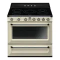 Smeg Victoria 90cm Freestanding Cooker with Induction Hob - Cream