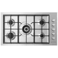 Fisher & Paykel 90cm 5 Burner Gas Cooktop - Brushed Stainless Steel