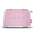 Smeg Retro Style 2 Slice Toaster - Pink
