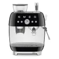 Smeg 50's Style Espresso Machine with Grinder - Black