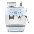 Smeg 50's Style Espresso Machine with Grinder - Pastel Blue