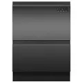 Fisher & Paykel 60cm Double DishDrawer - Black Stainless Steel