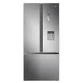 Haier 489 Litre French Door Refrigerator - Brushed Silver