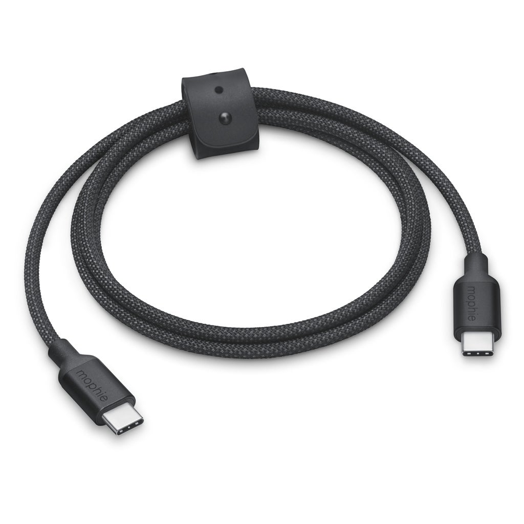 mophie 240W USB-C to USB-C Charge Cable (1M) - Black