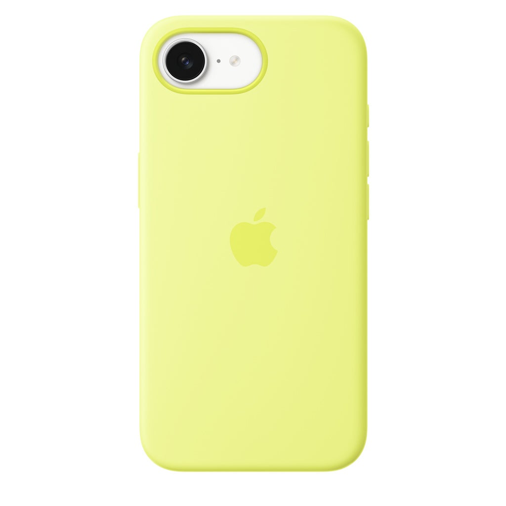 iPhone 16e Silicone Case – Neon Yellow