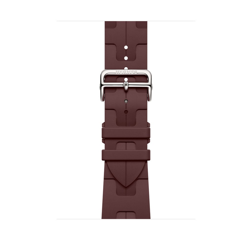 Apple Watch Hermès - 46mm Bordeaux Kilim Single Tour
