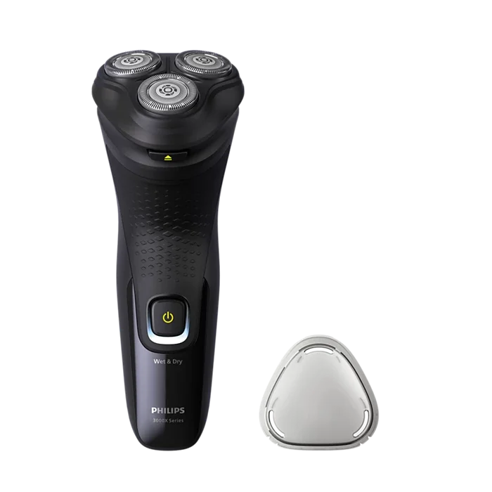 Philips Shaver Series 3000, 3D Floating heads, Wet & Dry, Pop-Up Trimmer, 1hr charging, Anti-corrosion