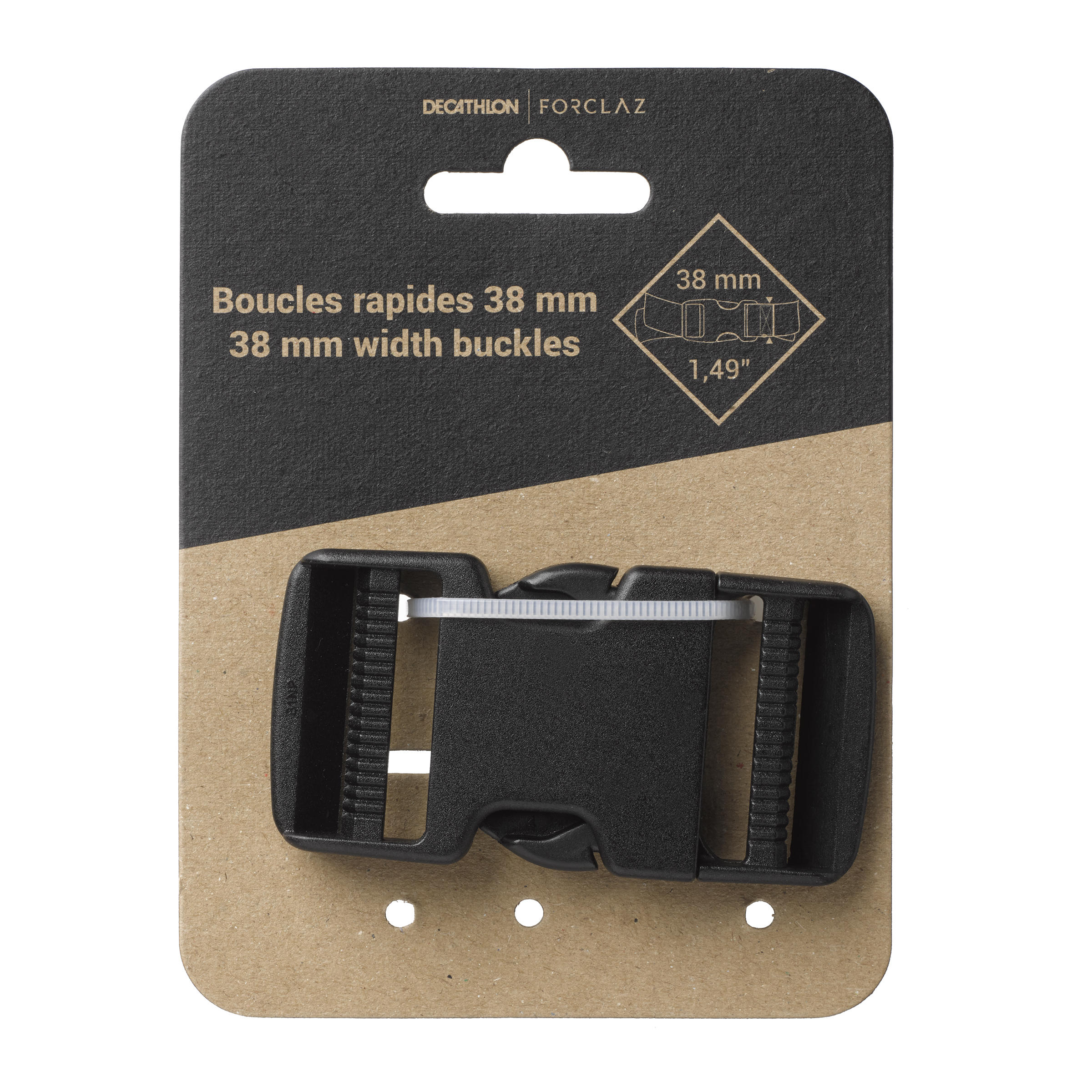 Decathlon 38Mm Quick-Release Buckle For Trekking Backpack Belts Forclaz