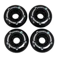 Decathlon Kids Inline Skate Wheels Oxelo 70Mm 80A 4Pc - Black Oxelo