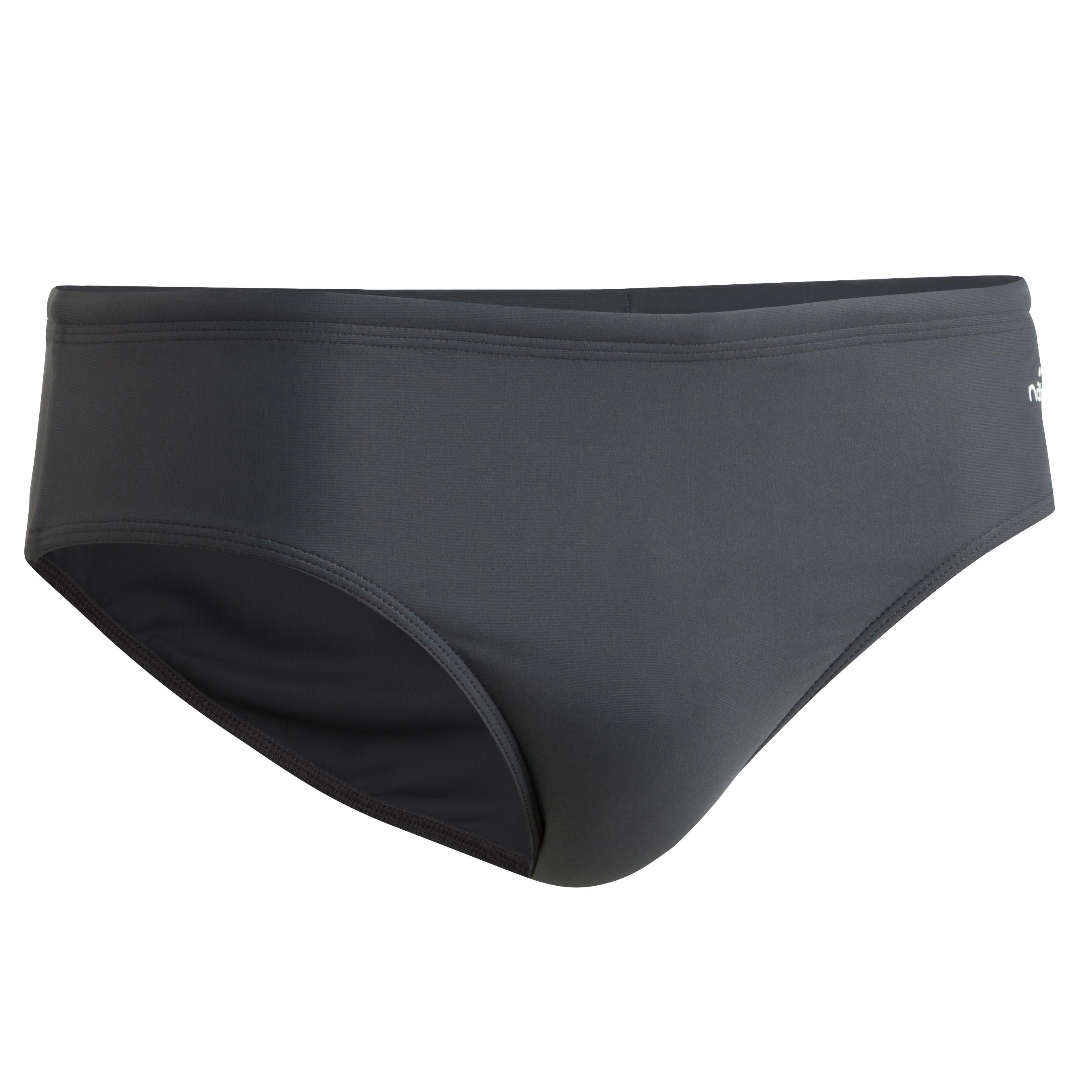 Decathlon Men Swimming Breifs Nabaiji 100 Basic - Grey Nabaiji