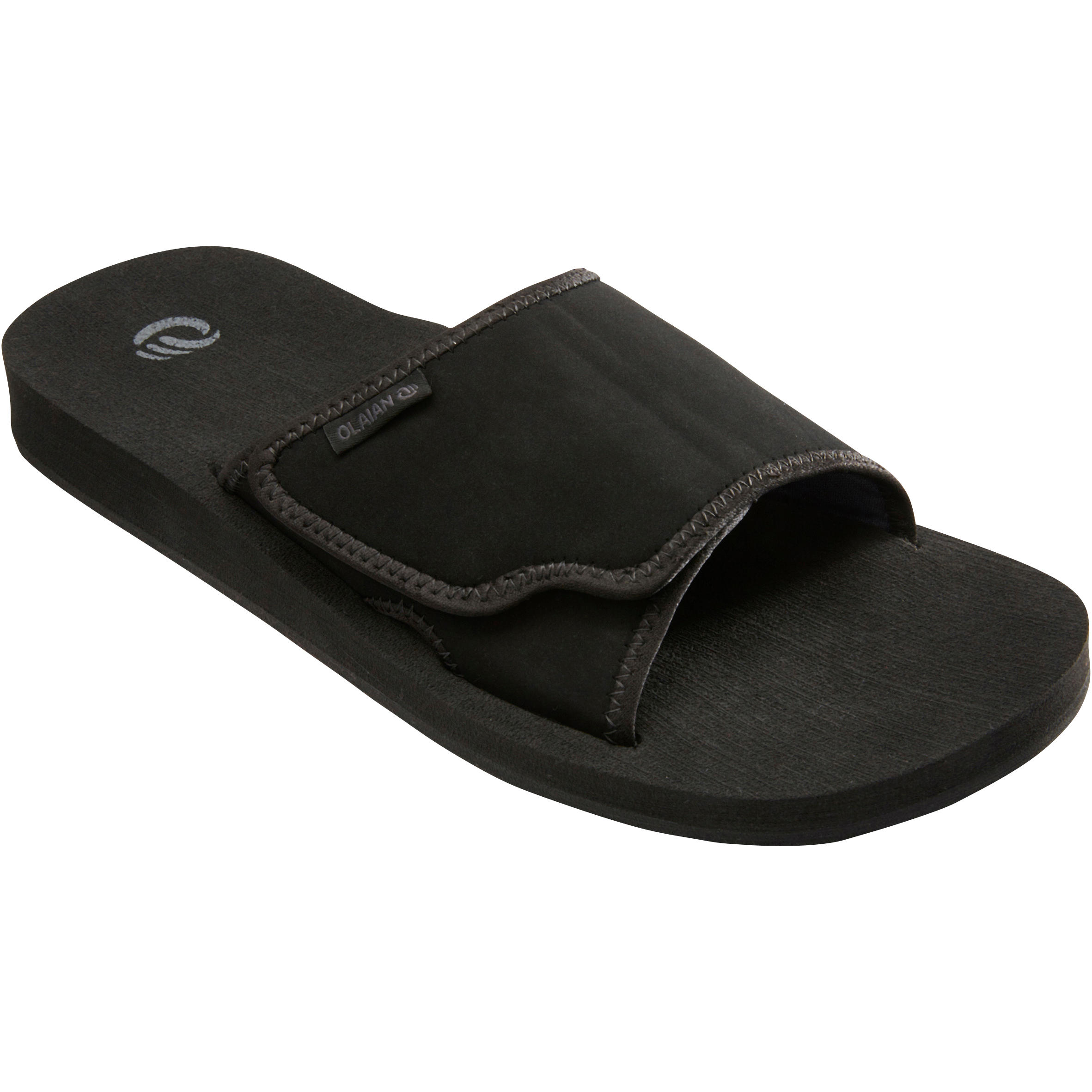 Decathlon Men'S Sandals Slap 590 - Black Olaian