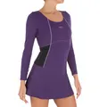 Decathlon Audrey Women'S Long Sleeve Swimsuit - Purple Nabaiji