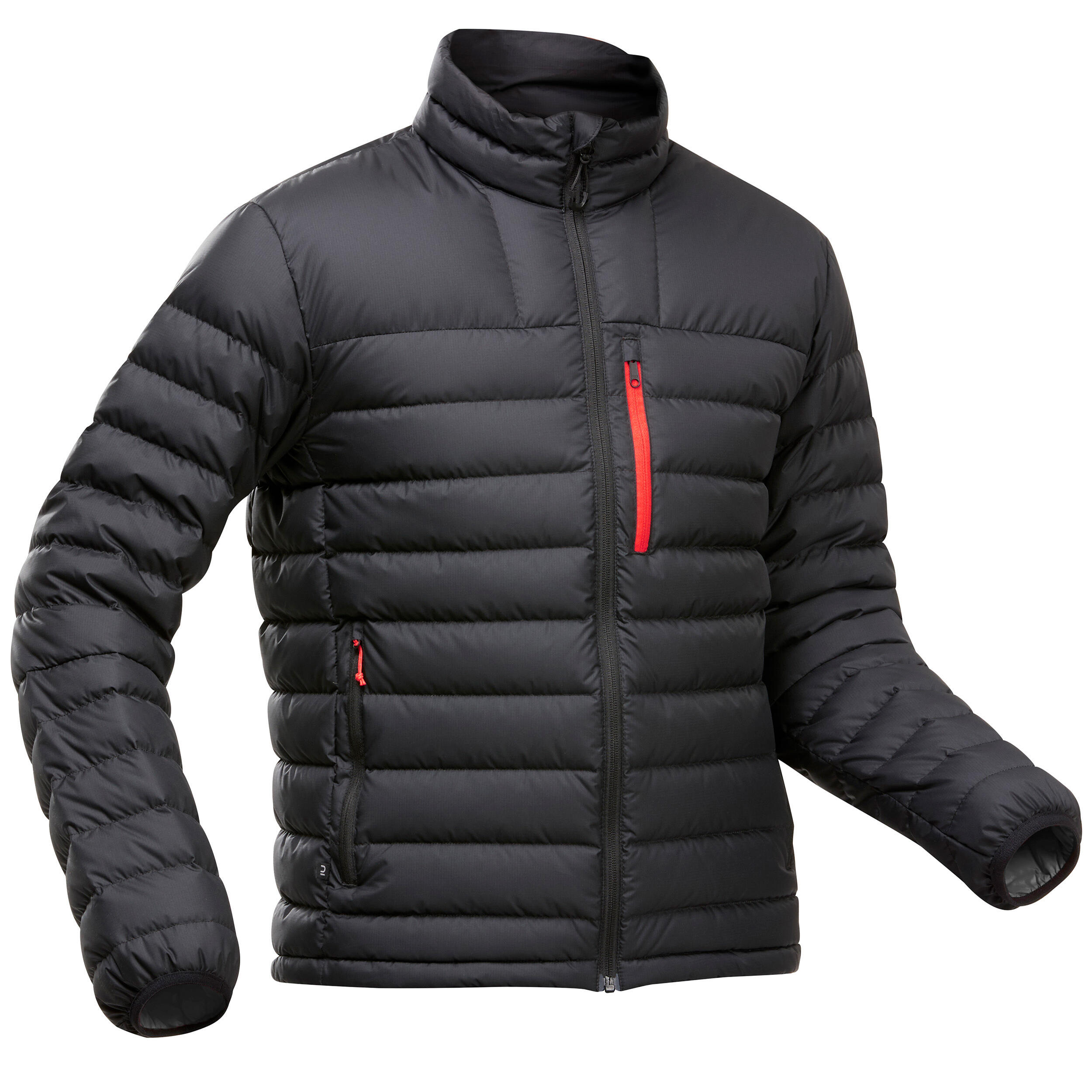 Decathlon Men'S Mountain Trekking Down Jacket - Trek 500 -10°C Black Forclaz
