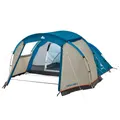 Decathlon Camping Tent With Poles - Arpenaz 4 - 4 Person - 1 Bedroom Quechua
