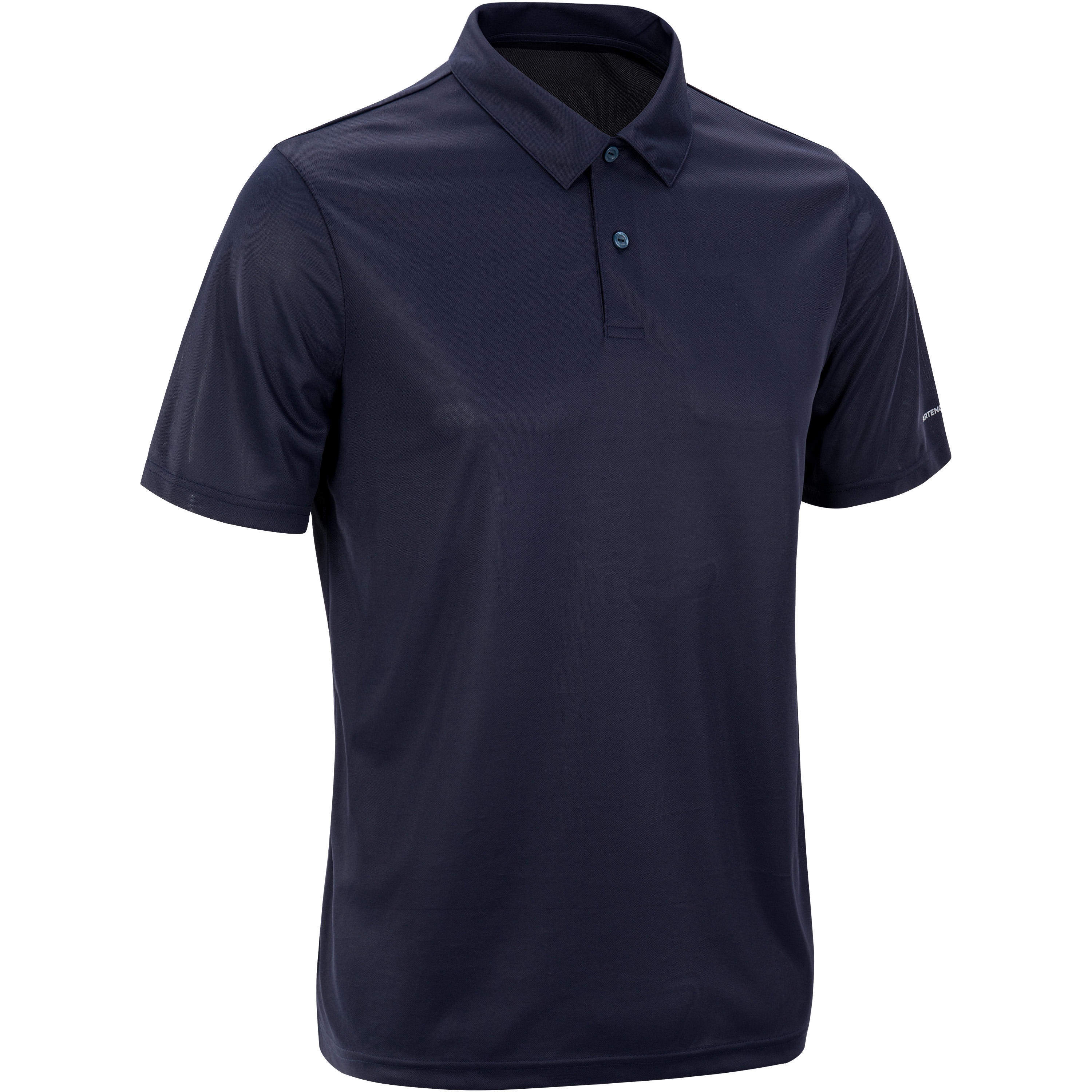 Decathlon Men Tennis Short-Sleeved Polo Artengo Dry Tpo100 - Navy Artengo