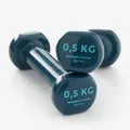 Decathlon Fitness 0.5 Kg Dumbbells Twin-Pack - Turquoise Nyamba