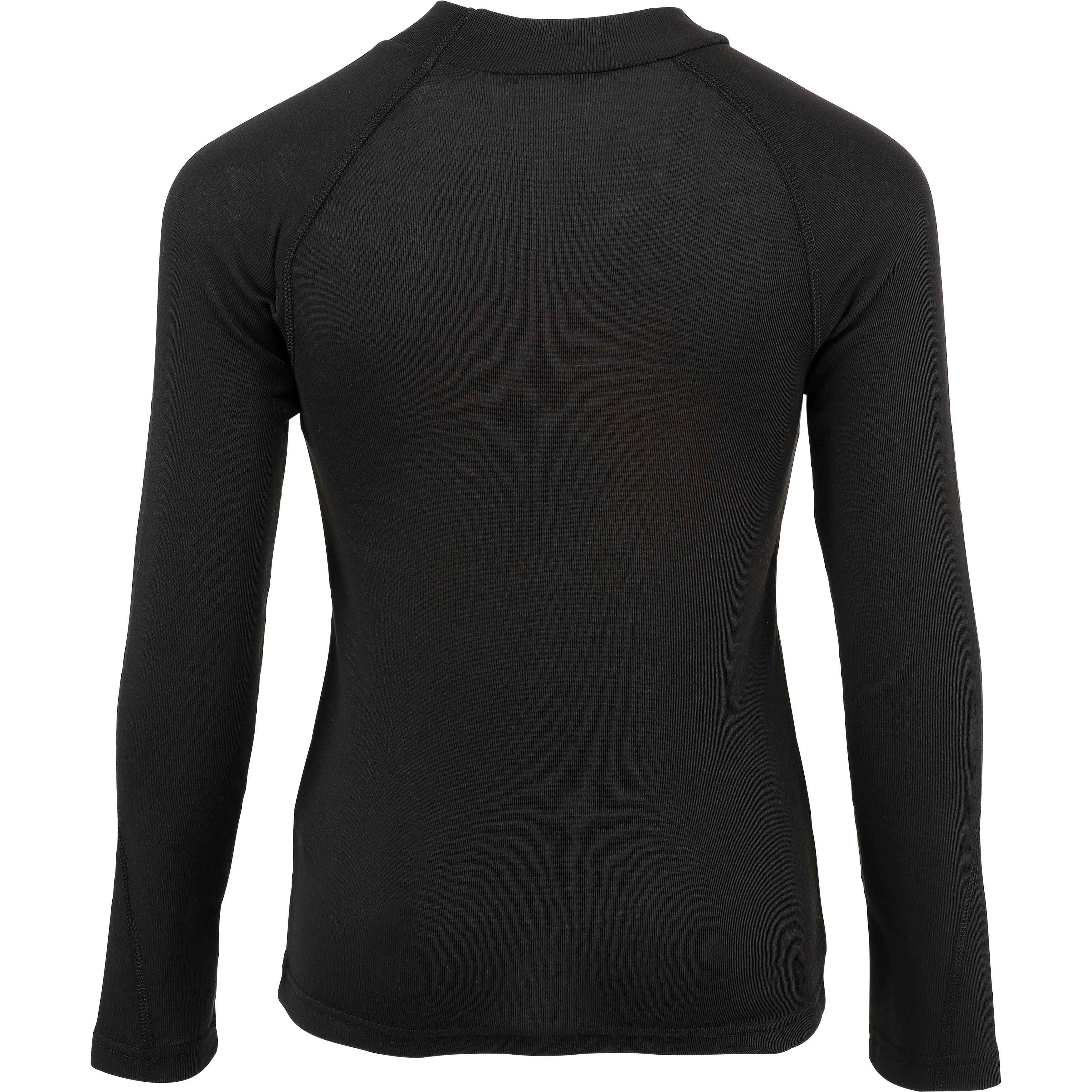 Decathlon Kids' Ski Base Layer Top 100 - Black Wedze