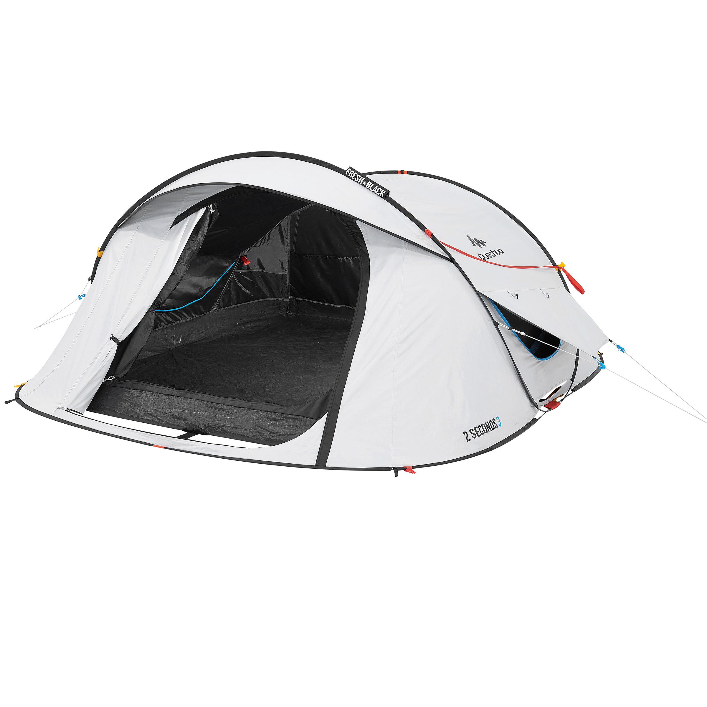 Decathlon 3 Person 2 Second Fresh&Black Camping Tent Quechua
