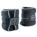 Decathlon Fitness 2 Kg Wrist And Ankle Soft Weights Twin-Pack - Grey Nyamba