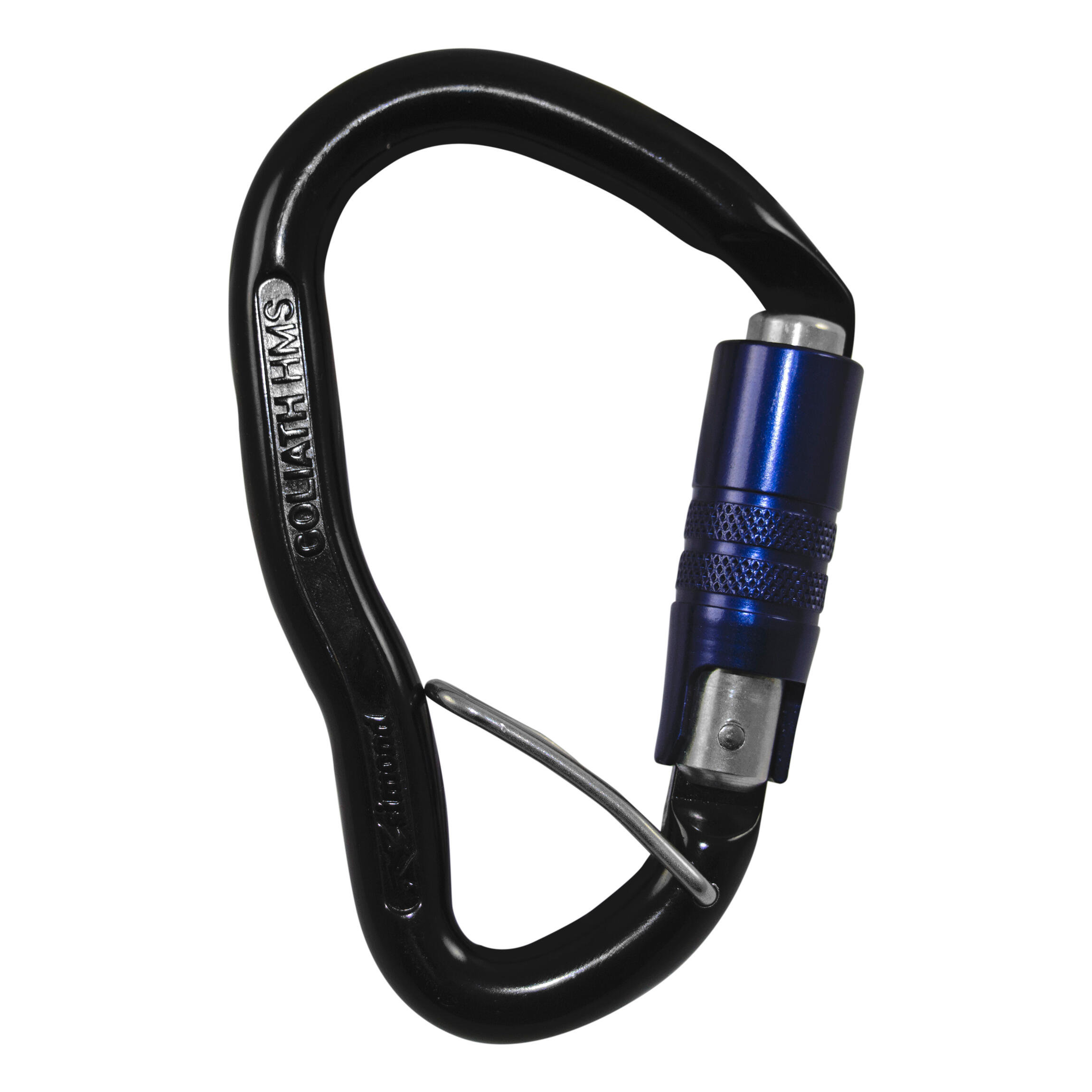 Decathlon Hms Auto Karabiner With Blc - Goliath Black Simond