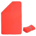 Decathlon Microfibre Pool Towel Size L 80 X 130 Cm - Orange Nabaiji