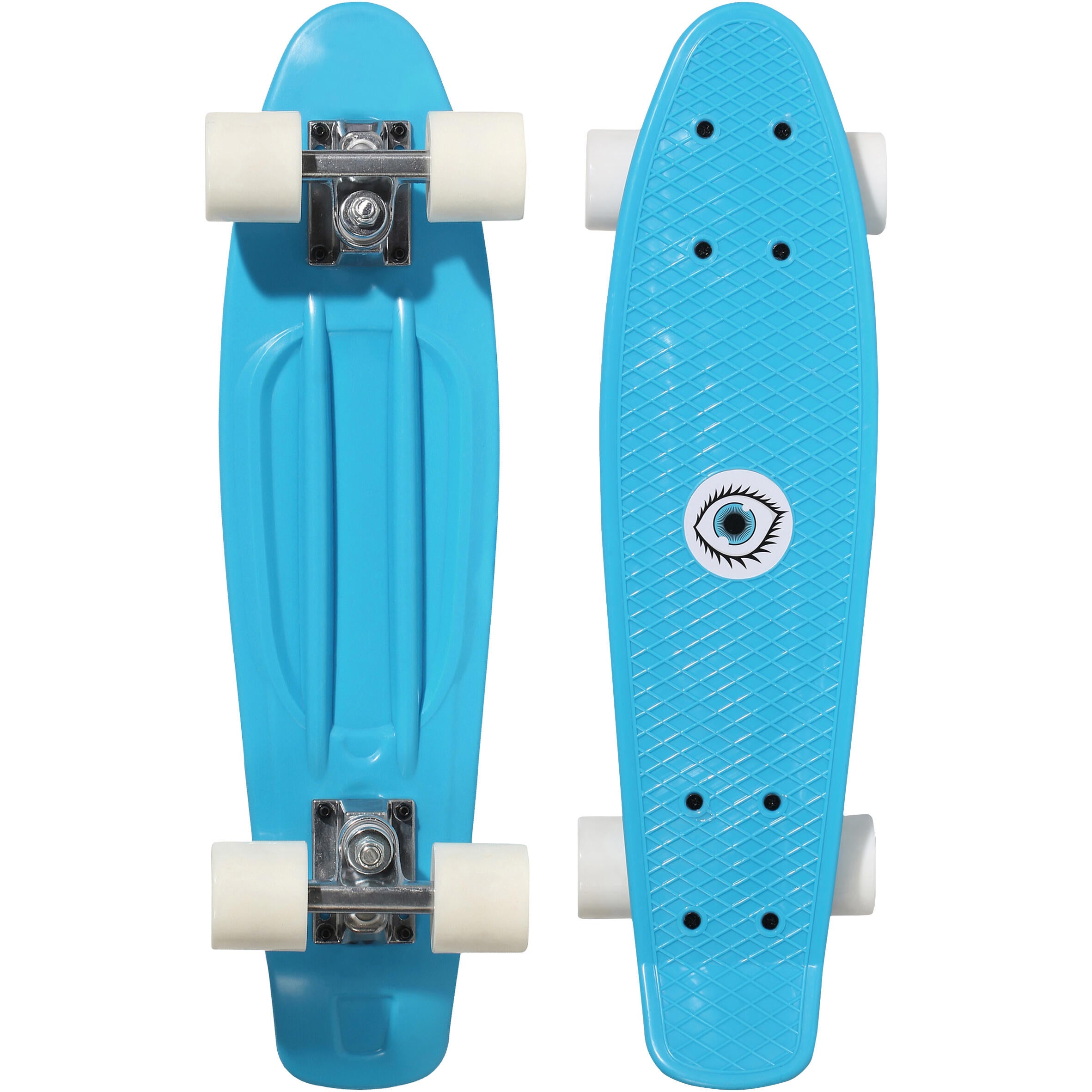 Decathlon Kids Skateboard Oxelo Junior Plastic - Blue Oxelo