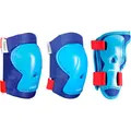 Decathlon Boys Inline Skate Protection Kit Oxelo Play 3-Piece - Blue Oxelo