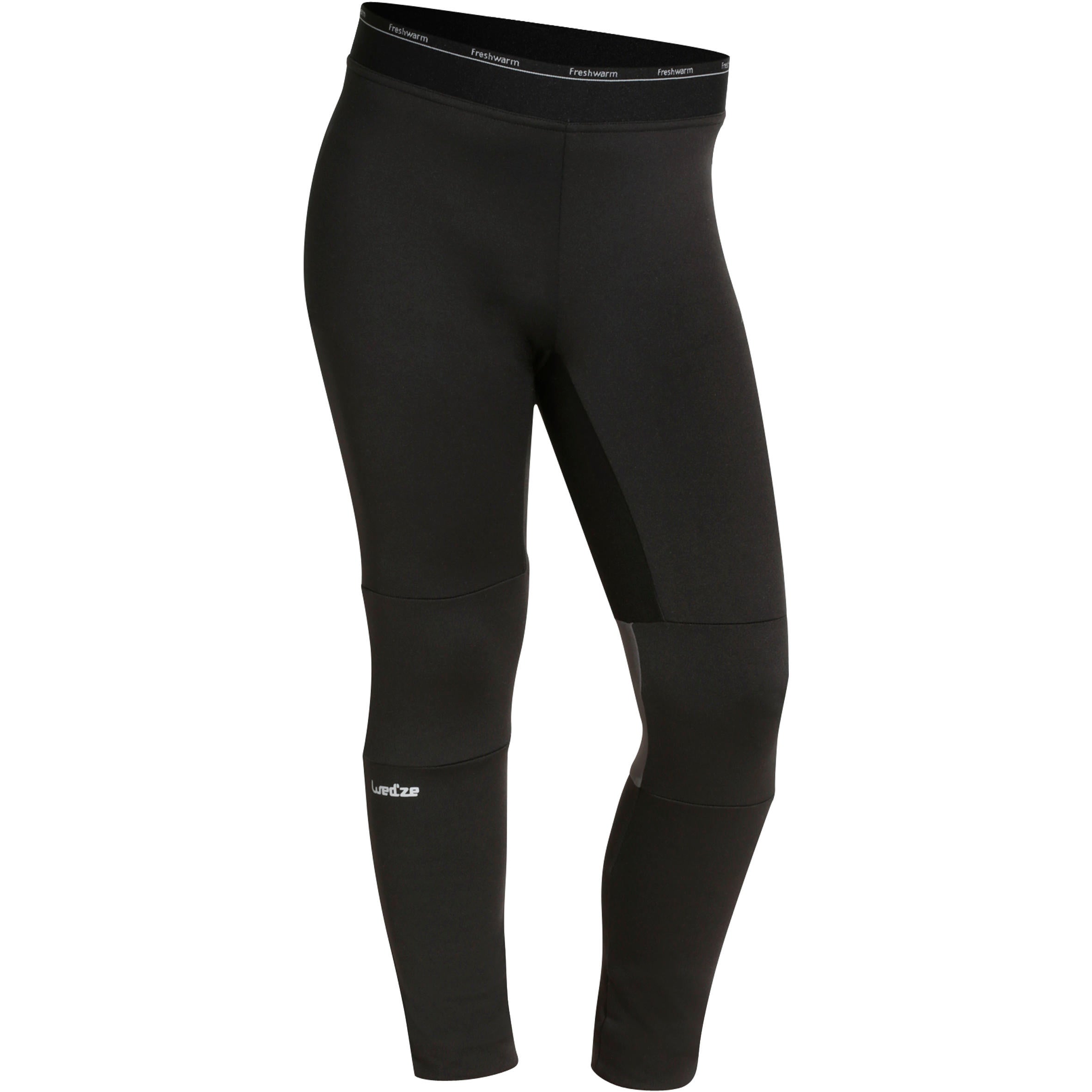Decathlon Kids’ Ski Base Layer Bottoms Freshwarm - Black Wedze