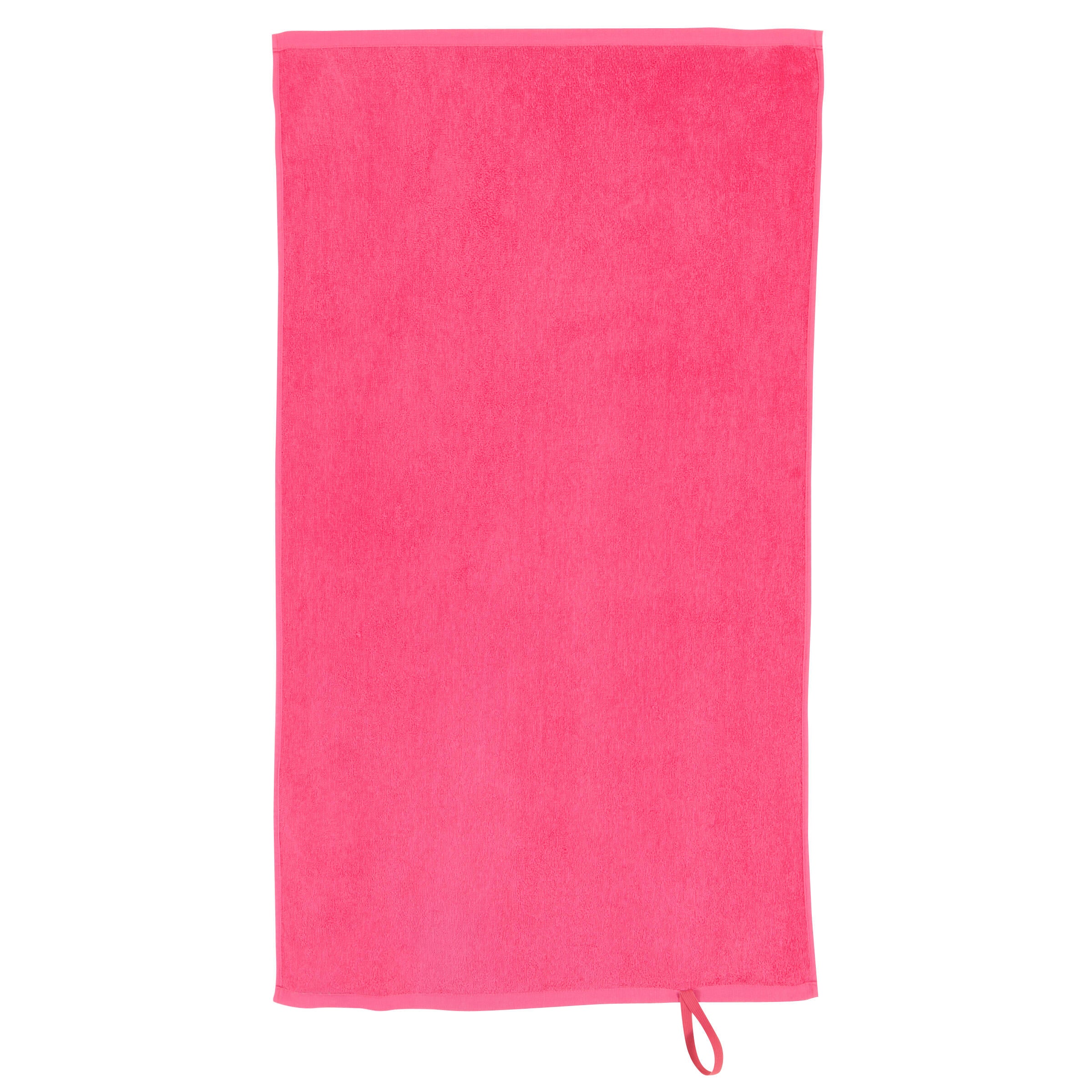 Decathlon Small Cotton Fitness Towel - Pink Domyos