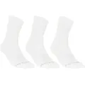 Decathlon High-Cut Sport Socks Artengo Rs500 Tri-Pack - White Artengo