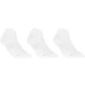 Decathlon Mid-Cut Sport Socks Artengo Rs500 Tri-Pack - White Artengo