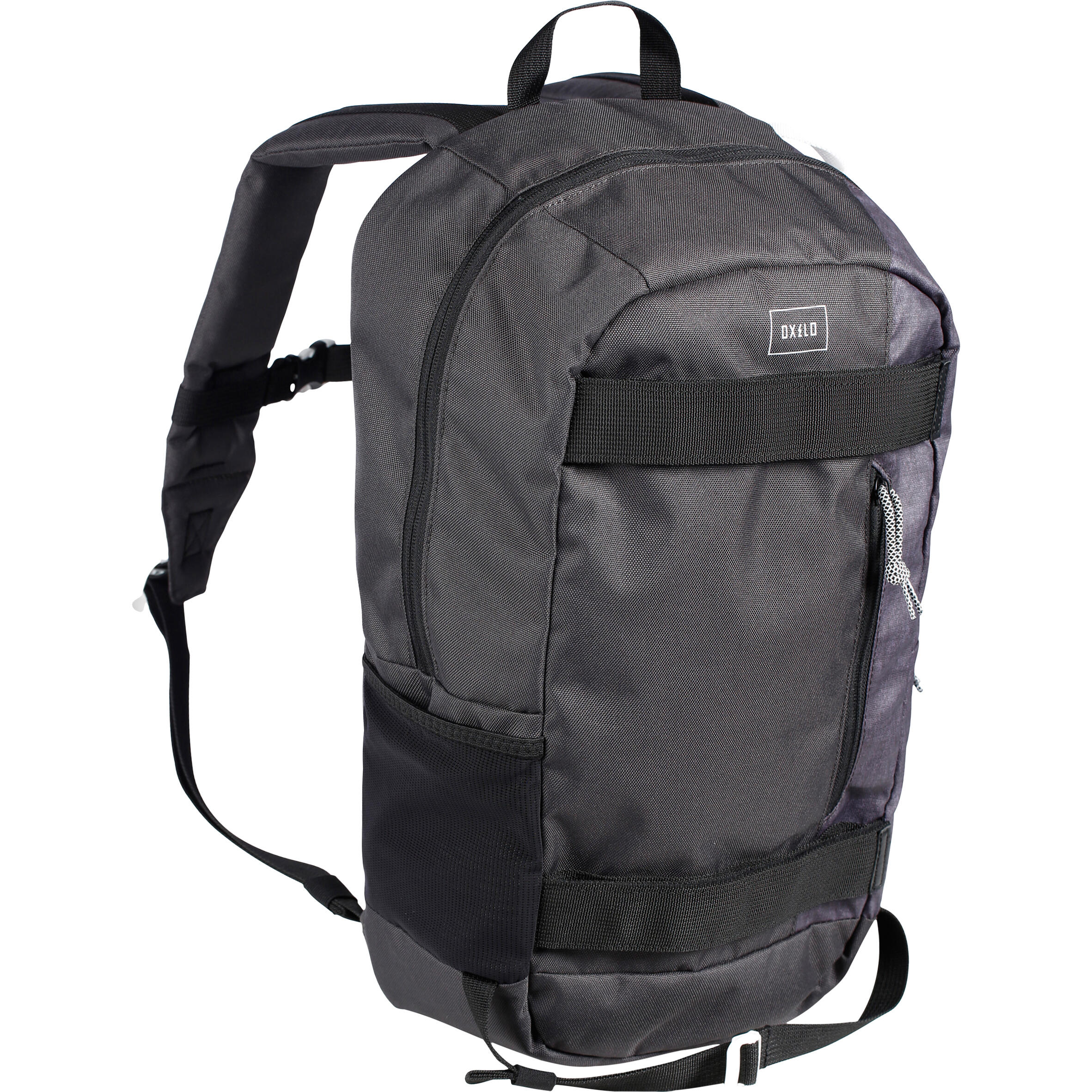Decathlon Skateboard Backpack With Straps Oxelo Sk Bg 100 20 Litre - Grey Oxelo