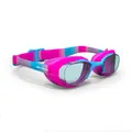 Decathlon Swimming Goggles Clear Lenses Nabaiji Xbase 100 S - Pink/Blue Nabaiji
