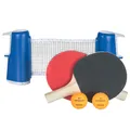 Decathlon Table Tennis Small Rollnet Set Pongori - 2 Bats And 2 Balls Pongori