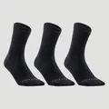 Decathlon High-Cut Sport Socks Artengo Rs160 Tri-Pack - Black Artengo
