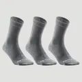 Decathlon High-Cut Sport Socks Artengo Rs160 Tri-Pack - Grey Artengo