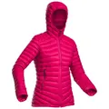 Decathlon Women’S Mountain Trekking Down Jacket Trek 100 -5°C - Pink Forclaz