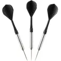 Decathlon T100 Steel-Tipped Darts Tri-Pack - Black Canaveral