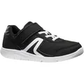 Decathlon Kids Walking Shoes Newfeel Pw 100 Jr - Black White Newfeel