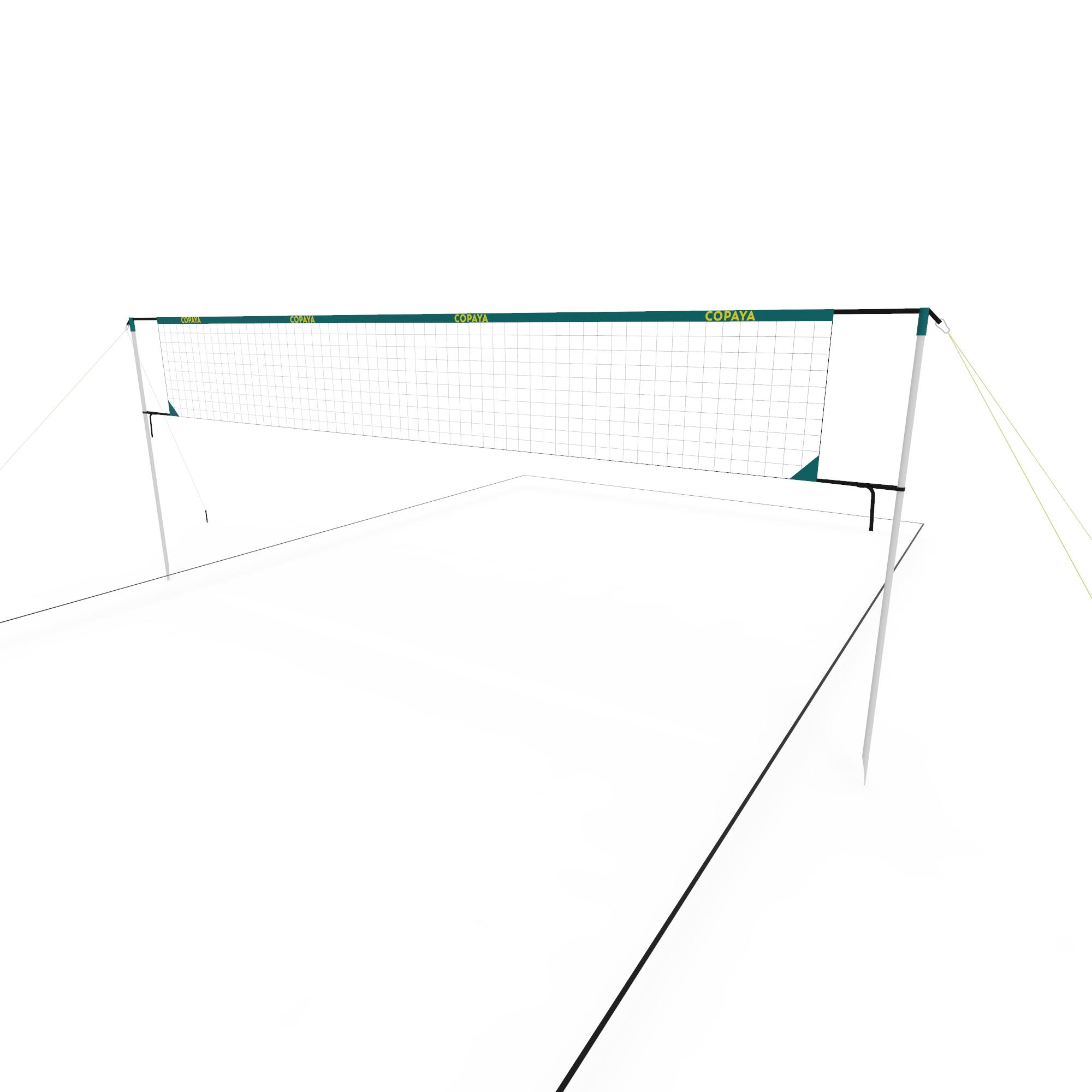 Decathlon Beach Volleyball Recreational 6M Net Set Copaya Bv500 - Blue Copaya