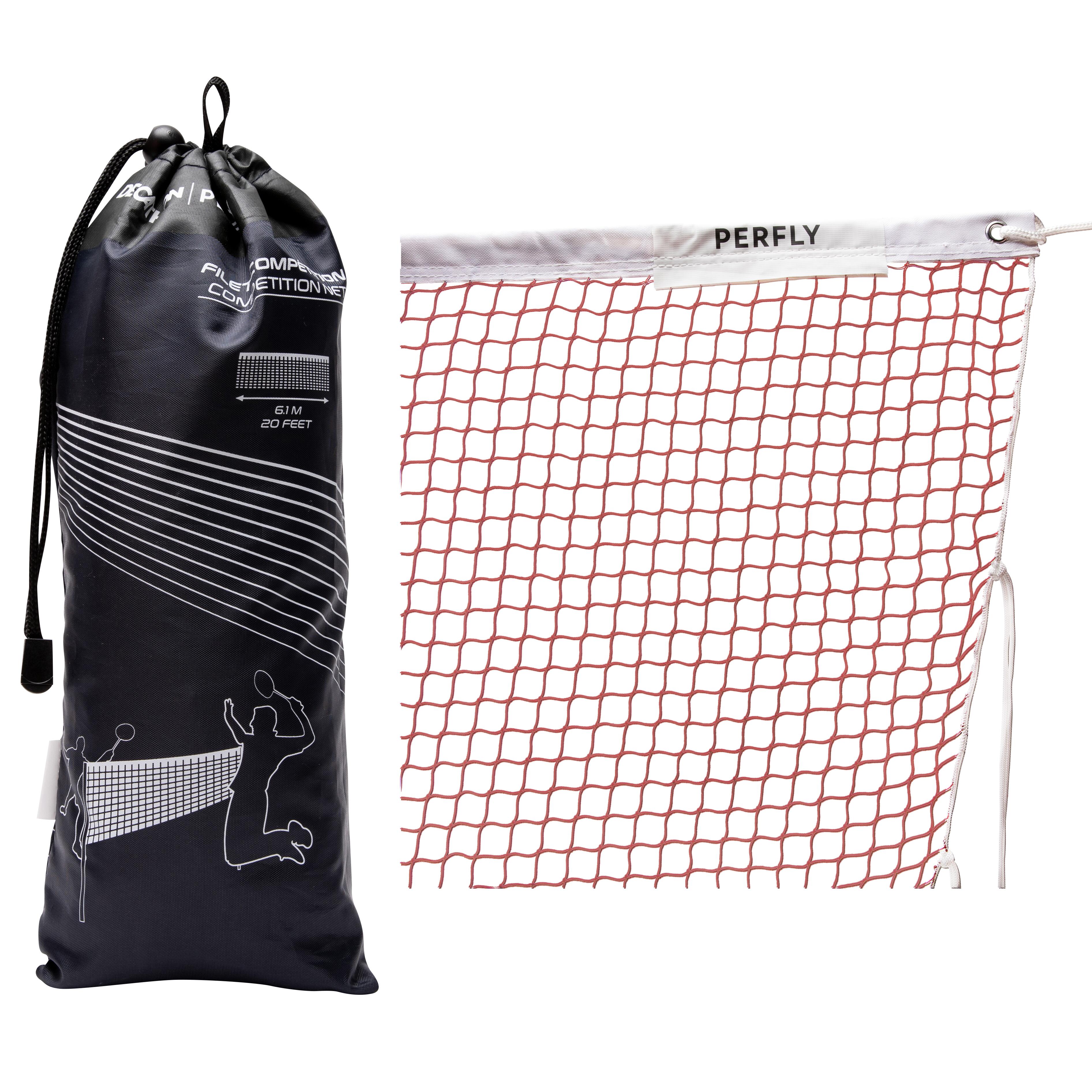 Decathlon Badminton Net Perfly Competition Net - Black Perfly