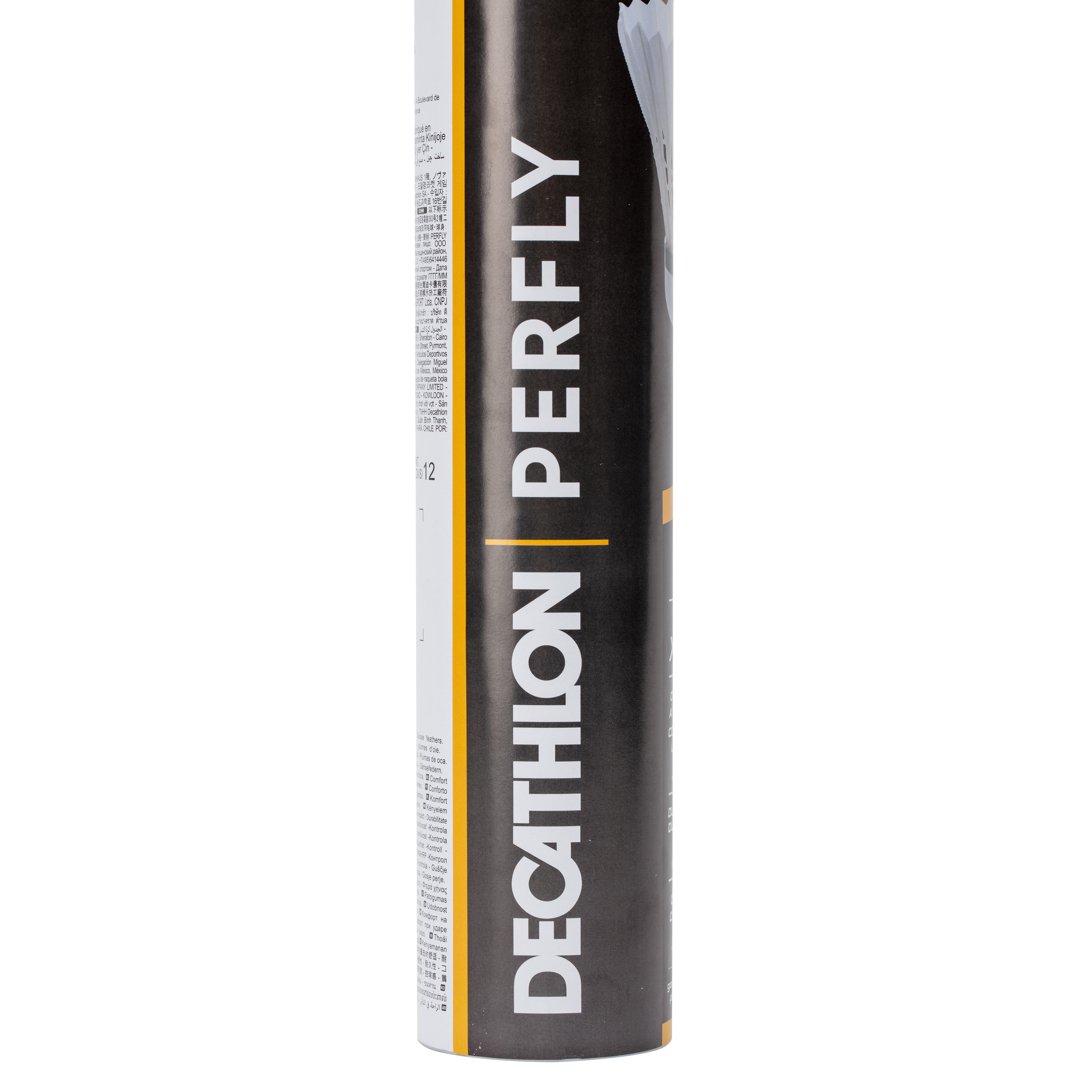 Decathlon Badminton Feather Shuttlecock Perfly Fsc930 76 X12 Perfly