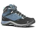 Decathlon Women'S Waterproof Walking Boots - Blue/Grey Quechua