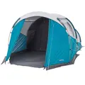 Decathlon Camping Tent With Poles Arpenaz 4.1 F&B 4 Persons 1 Bedroom Quechua