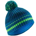 Decathlon Kids' Ski Hat Rib - Blue Green Wedze