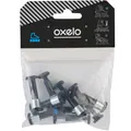 Decathlon Inline Skate Screws Oxelo 8Mm For Aluminum Chassis 9 Pc - Grey Oxelo