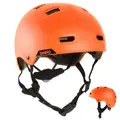 Decathlon Adult Inline Skate Helmet Oxelo Mf 540 - Orange Oxelo