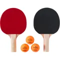 Decathlon Table Tennis Set Pongori - 2 Ttr100 Small Bats & 3 Balls Pongori