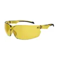 Decathlon Mountain Biking Sunglasses Rockrider St 100 High Contrast Asian Fit - Yellow Rockrider